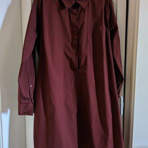 Universal Standard Poplin shirt dress